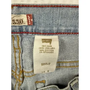 VTG 2006 Levi's 550 Women's 14M Relaxed Fit Jeans Stretch Denim Medium Wash Y2K thumbnail 6