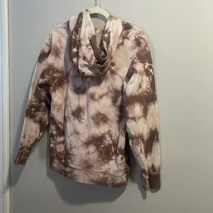 Lululemon All Yours Tie Dye Hoodie Fleece Sz 8 thumbnail 4