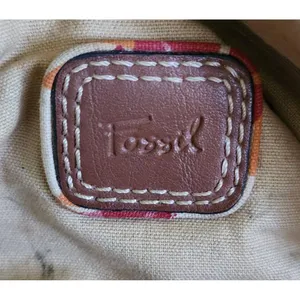 Fossil Handbag Womens Canvas Multicolor Floral Pattern Dual Handles‎ Boho Y2K thumbnail 7