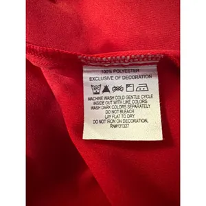 UG Apparel Ohio State Buckeyes Red Roll Tab Sleeve Tunic Blouse Women 1X OSU thumbnail 6