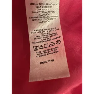 Ann Taylor Pink Peplum Top Criss Cross Halter Sleeveless Size Medium Preppy NEW thumbnail 5