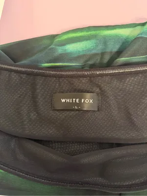 White Fox Spark The Passion Mini‎ Dress Green Distortion thumbnail 4