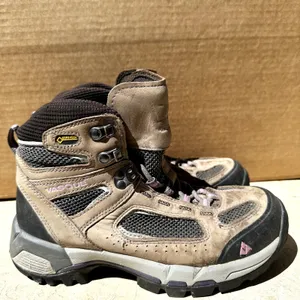 Vasque Breeze 2.0 Mid GTX Hiking Boots Vibram Sole Gargoyle/African Violet 8 thumbnail 3