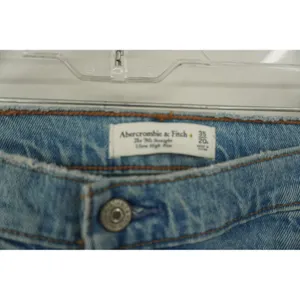 Abercrombie & Fitch The 90s Straight Ultra High Rise JeansLight Wash Blue 35 20R thumbnail 10