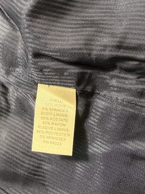 Banana Republic Dark Blue Tailored Blazer Size 8 thumbnail 7