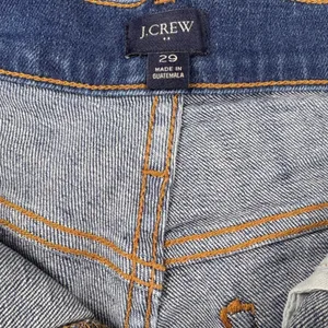 J. Crew Factory Classic Denim Shorts Cuffed Hem‎ Pacific Blue Wash Size 29 Waist thumbnail 4