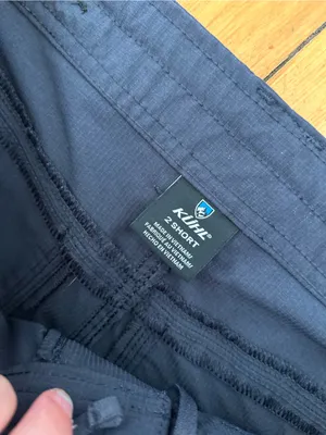 Kuhl gray blue hiking shorts women’s 2 short thumbnail 4