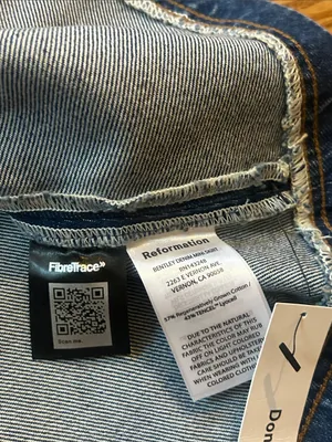 Reformation Bentley Denim Mini Skirt thumbnail 8