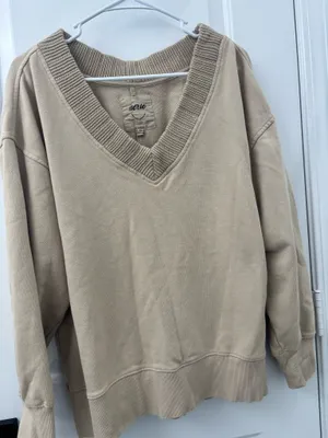 Aerie v neck sweatshirt thumbnail 3