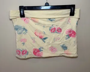 Hollister Fruit-Print Tube Top with Pink and Blue Accents thumbnail 1