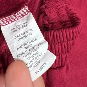 Haley & June Red Butter Soft Joggers Women’s Medium thumbnail 2