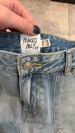 Princess Polly Cargo Jeans Denim thumbnail 2