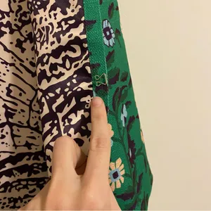 CK Bradley Green Floral Bolero Blazer size Small thumbnail 5