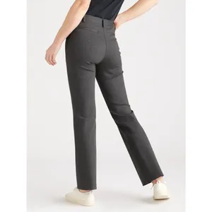 Quince Ultra Stretch Ponte Bootcut Pants Charcoal Gray Size Large Work Career thumbnail 4