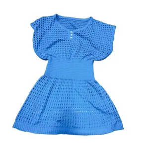 Calvin Klein Turquoise Womens Crochet Knit Dress Swim‎ Cover-Up Size Small thumbnail 5