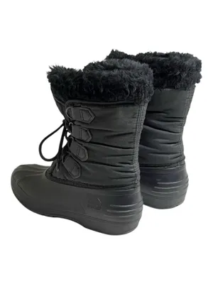 Vintage: Sorel x Kaufman ★ Canada Nylon Snow Waterproof Duck Boots ★ Black ★ 6M thumbnail 4