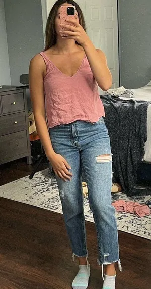 Pink Aritzia Open Back Tank thumbnail 1