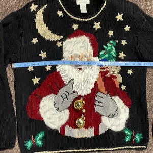 Lord & Taylor Santa Sweater Size L thumbnail 6