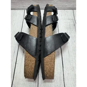 BIRKENSTOCK Franca Triple Strap Slide Sandals EU 42 Black thumbnail 8