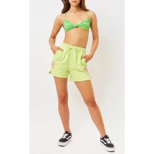 Frankies Bikinis Burl Shorts Size Small‎ Pink Butterfly Sweatshort Forest Fairy thumbnail 10
