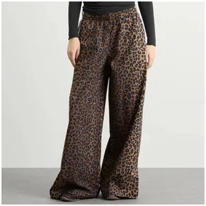 ADIDAS leopard printed oversized track pants thumbnail 4
