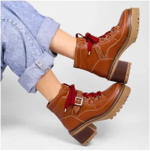 Free People Jasper Leather Hiker Boots thumbnail 1