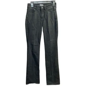 NYDJ Women's Barbara Bootcut Jeans Midrise Non Ripped Black Size 2 #761 thumbnail 6