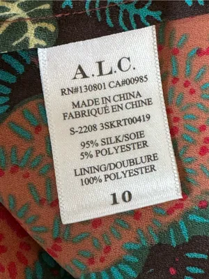 A.L.C. Luna Printed Mini Skirt Size: 10 thumbnail 4