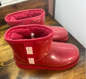 UGG Red Classic Clear Mini Boots Size‎ 5 thumbnail 1