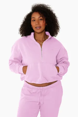 Set Active Cropped Quarter-Zip thumbnail 1