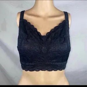 Lace Bralette Black Size M thumbnail 5