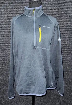 Eddie Bauer Women’s First Ascent 1/2 Zip pullover Free Heat Thermal Fleece Sz XL thumbnail 1