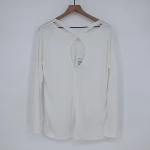Gymshark Super Soft Cut Out Long Sleeve Top White Athletic Fitness Activewear‎ thumbnail 10