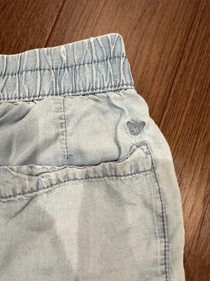 American Eagle Outfitters Light Blue Denim-Style Shorts Size Large - C27-184 thumbnail 5