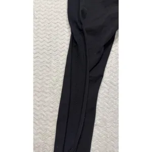 Lululemon Black High Rise Perforated Crop Leggings Size 6 Yoga Running thumbnail 4