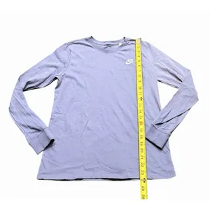 Nike The Nike Tee Women's S Slate Blue L/S Crew Neck Cotton Lightweight NWT thumbnail 4