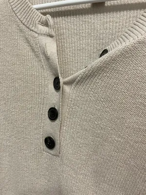 American Eagle Cream Knit Sweater thumbnail 3