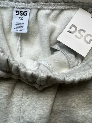 DSG Light Gray Women’s Sweatpants - Cozy Wide-Leg Joggers Sz XS thumbnail 7