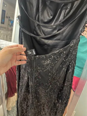 Black Strapless Windsor Dress thumbnail 5