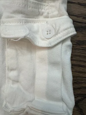 SheIn Women's White Cargo Pocket skirt size US 4. thumbnail 2