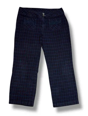 Sundance Plaid Pants‎ With Danity Front Pockets Size Medium thumbnail 1