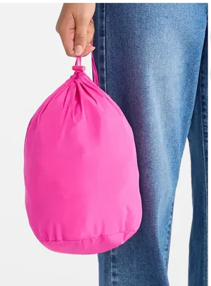 Packable puffer jacket size Large/XL Pink thumbnail 3
