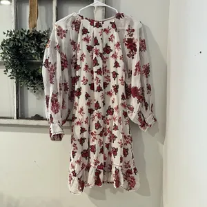 Free People Womens Dress Sz M Pink Camella Mini Floral Cottagecore‎ Prairie Boho thumbnail 8