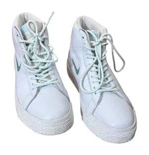 Nike SB‎ Blazer Mid Premium Sneaker Shoe White Glacier Women's size 7 thumbnail 1