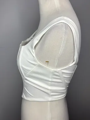 White Corset Top thumbnail 2