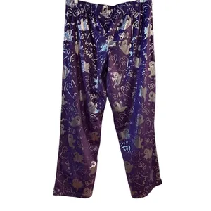 Celebration Women's L Purple Halloween‎ Ghost Print Sweatpants thumbnail 4
