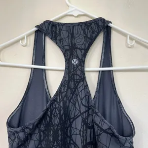 Lululemon Cool Racerback Tank Gray and Black 4 Women thumbnail 4