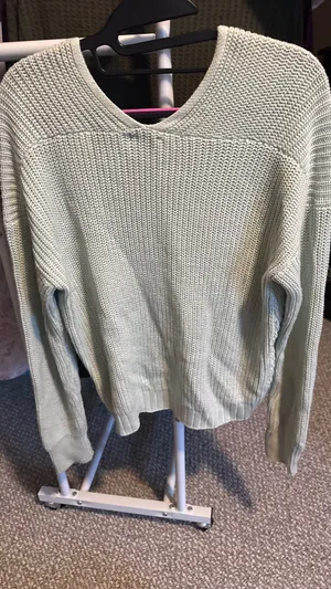 Women's Teal Sweater Green Size M thumbnail 2