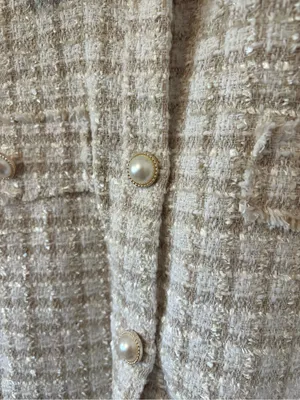 Andrée by Unit Plaid Tweed Shacket thumbnail 3