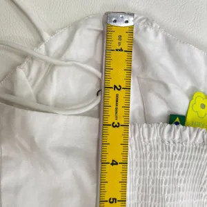 NWOT Farm Rio White Bubble Midi Dress Size S 100% Cotton thumbnail 9